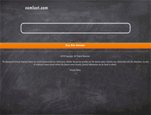 Tablet Screenshot of camlust.com